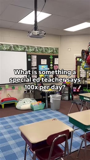 Daily Phrases of a Special Education Teacher