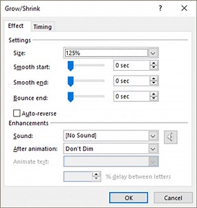 Slow image animation for a cinematic look