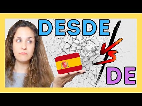 Las preposiciones DE y DESDE en español: ¿Cómo se usan? ¿Cuándo se usan? Clase de gramática 🇪🇸