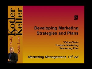 Developing Marketing Strategies and Plans -Marketing Management Part 2