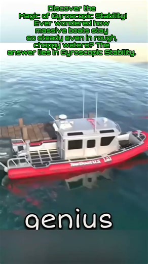How Gyro Stabilizers Keep Boats Perfectly Level Science of Stabilityl #GyroStabilizer #Physics
