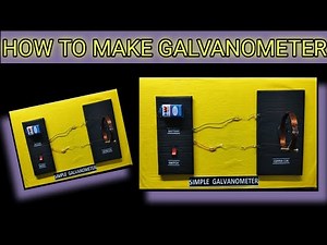 HOW TO MAKE A SIMPLE GALVANOMETER |Science Projects || DIY || Galvanometer