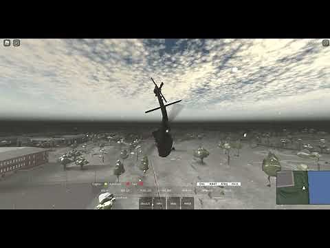 Fort Martin - Kronos Helicopter Tour (rip blizzard) | Zan's USAR Roblox
