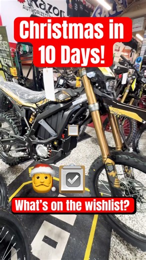 Santa I need a Surron Ultra Bee! I know the place to get it! ‪@bocascootersvids‬ #surron #ebike #fyp