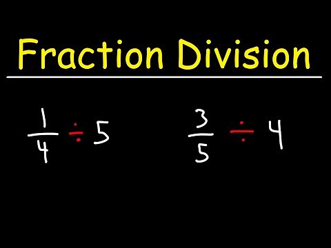 How to Divide a Fraction by a Whole Number
