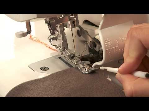 Serger Sewing: How to Sew a 2 Thread Flatlock
