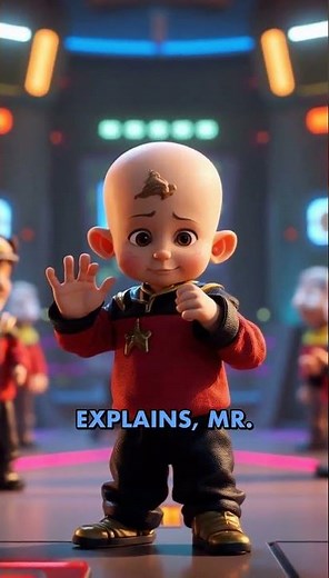 Star Trek Babies 🚀 Red Alert Crayon Crisis! #shorts #startrek #startrekfleetcommand