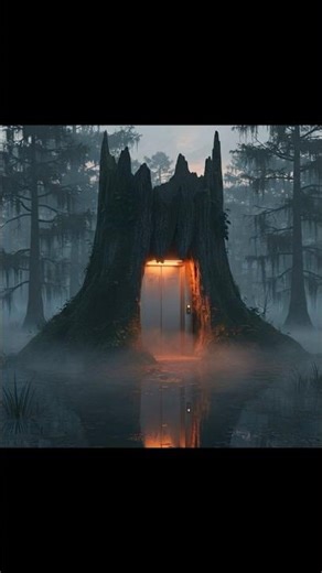 SECRET HIDDEN Elevator Inside a Tree | #viralshorts #constructiontimelapse