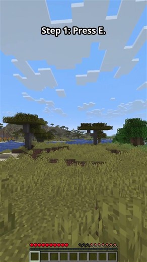 How to Open Your Inventory in Minecraft
