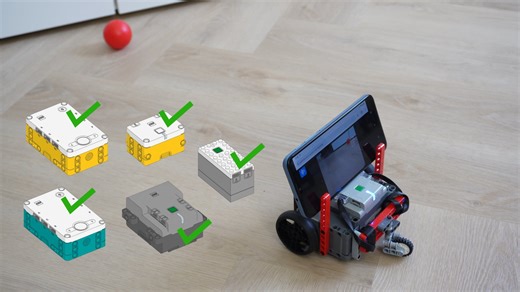 Pybricks - Use your phone as a color tracker for Technic and Mindstorms