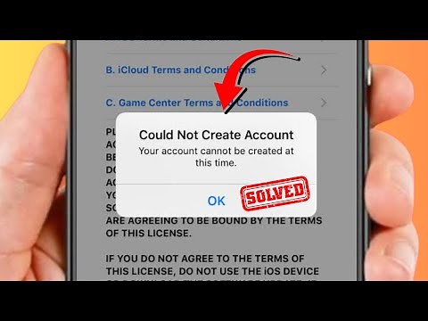 How to Fix Could Not Create Account Your Account Cannot Be Created At This Time / Apple ID / iOS 18