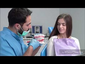 Female patient dental visit