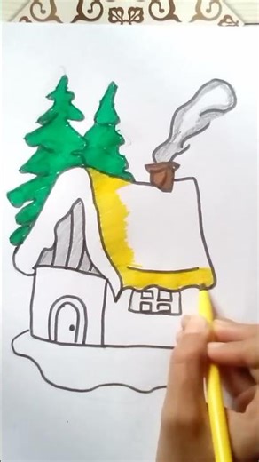 house easy drawing tutorial bigneer home easy drawing simple #easy #myhouseidea #cutehouse