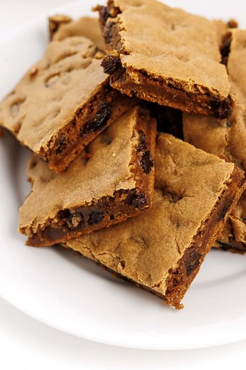 New England Hermit Cookie Bars - The Lemon Bowl