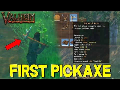 How to Get your First Pickaxe in Valheim (Antler Pickaxe Guide)