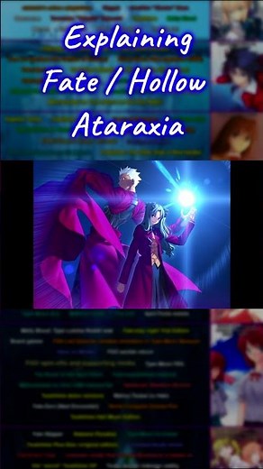 Explaining Fate Hollow Ataraxia #anime #nasuverse #manga #typemoon #fatestaynight