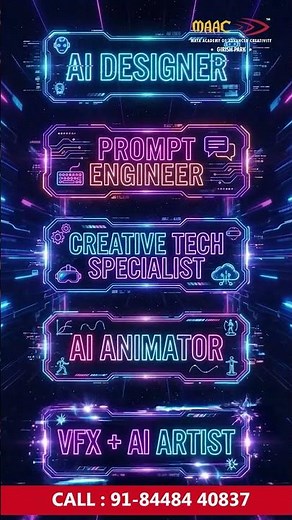 🤖 GEN AI Powered Creative Courses | MAAC Girish Park | +91-8448440837