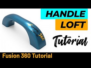 How to use loft feature | Create Handle in Fusion 360