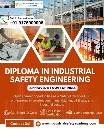 Industrial Safety Engineering Course in Chennai & Tamil Nadu | Industrial Safety Academy | #hse
