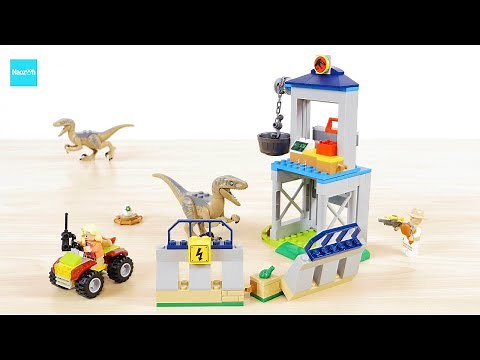 LEGO Jurassic World Velociraptor Escape 76957 Speed build & Review