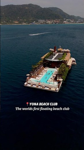 📍Yona Beach- The worlds first floating beach club #Phuket #Thailand #YonaBeach‪@YONABEACHCLUB‬