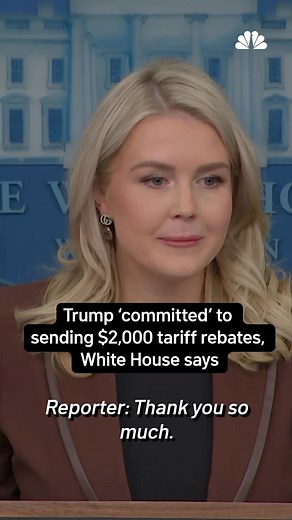 President Donald Trump promised a generous tariff dividend for American families on his Truth Social media platform Sunday.⁠ ⁠ The promise comes five days after his Republican Party lost elections in Virginia, New Jersey and elsewhere largely because of voter discontent with his economic stewardship — specifically, the high cost of living.⁠ ⁠ The tariffs are bringing in so much money, the president posted, that “a dividend of at least $2000 a person (not including high income people!) will be pa