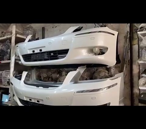 White Car Bumper Assembly Process Explained