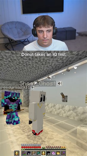 Donut Takes an IQ Test #minecraft | Drdonuttwo Gamer