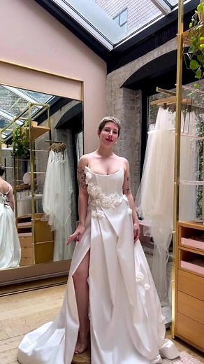 Which bridal barbie are you: malibu, disco or evening gown barbie? 💖 Katherine Tash has you covered for any vibe! Malibu: ILARIA @katherinetash Disco: CHLOE @katherinetash Evening Gown: ELISE @katherinetash #weddingdress #weddingtiktok #bridalbarbie #bridebarbie #barbie #bridetok #bride #bridal