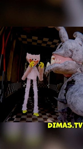VR ANIMATRONICS SCARE THE GUARD IN BONELAB FNAF COOP MOD BONELAB BUT BONNIE PROTECTS ME part 2