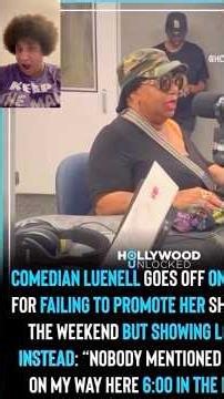 Comedian Luenell Goes Off On Radio Host For Failing To Promote Her Show In Dallas 😂🤦🏾‍♀️ #shorts