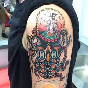 15K views · 1.2K reactions | Kraken made by Deno at Circus Tattoo - Madrid, Spain @denotattoo  #TATTOODO | Tattoodo | Facebook