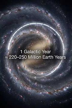 What Is a Galactic Year? #GalacticYear #SpaceScience #MilkyWay #Universe #Astro #Cosmic #SpaceFacts