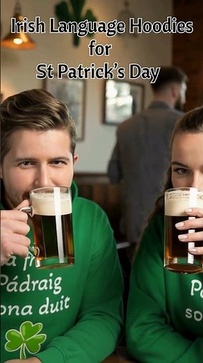 St Patricks Day Irish Language Hoodies #gaeilge #stpatricksday #irishlanguage