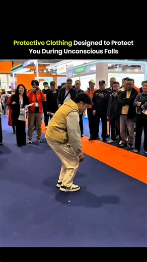 tecnology. history on Instagram: "These protective clothes focus on moments when your body fails to react. Loss of balance fainting or sudden medical episodes often lead to uncontrolled falls. For elderly people this risk increases due to weaker bones slower reflexes and reduced muscle strength. Modern protective clothing uses impact absorbing layers and automatic activation systems to protect critical areas like hips spine and head. Some designs deploy cushioning within milliseconds after detec