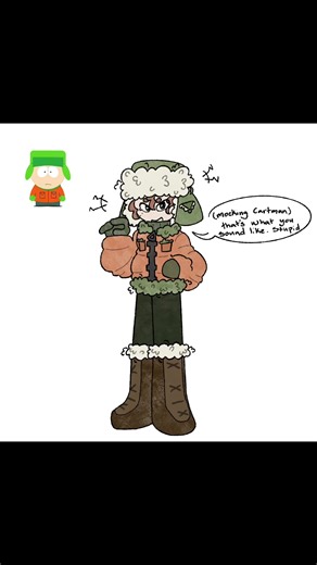 day 1: drawing kyle until i draw all his variants of just give up- canon kyle!! || #southpark #kylebroflovski #fyp #xyzcba #rant