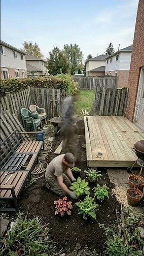 Backyard Renovation Before & After | Amazing Transformation #beforeandafter #home #gardendesign