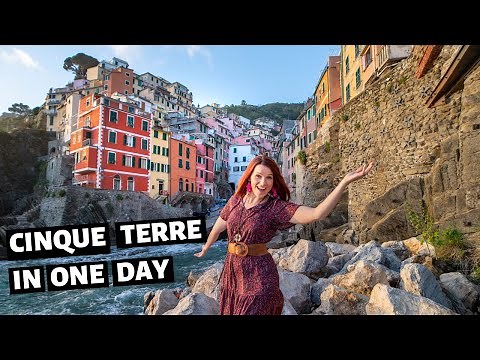 Visiting all 5 TOWNS of CINQUE TERRE by TRAIN // Italy train travel