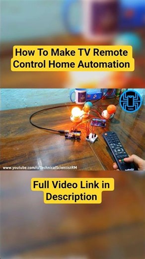 How To Make TV Remote Control Bulbs 💡#arduino #homeautomation