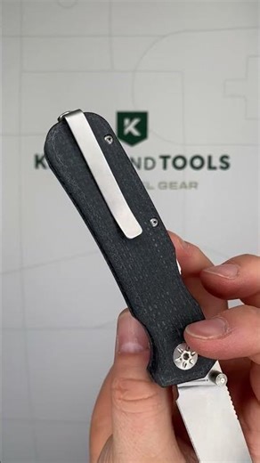 Maserin 630 & MCM Pulse Magnacut, Black Micarta, pocket knife, Igor Bortolussi design