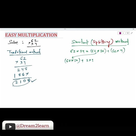 Fastest Multiplication Trick (Splitting Method) | Quant for Govt jobs #dream2learn