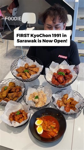 Kyochon 1991 Open in Sarawak | Freshly Cooked, Hot & Crispy Korean Fried Chicken