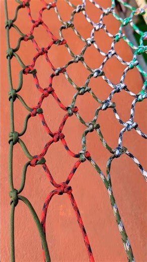 Tie Rope Net Diy Demo. #diy