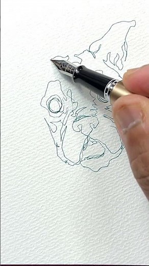 One line barker #drawing #onelinedrawing #dog