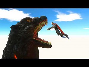 Run Away From Burning Godzilla - Animal Revolt Battle Simulator