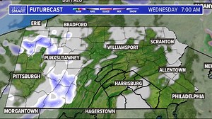 When can Pa. expect to see snow, and how much?