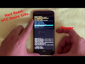 Hard Reset HTC Desire 626s / Restauración de Fábrica HTC Desire 626s... ¡¡¡Bien explicadooo!!.