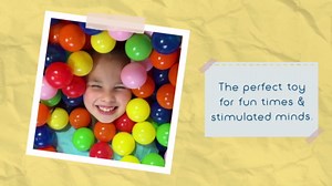 Funphix Large Ball Pits for Toddlers I Dive in Ball Pit Building Toy with Net, Bungee Cords, Tubes & Connectors I Indoor & Outdoor Playset For Kids Social Skills, Teamwork & Motor Development - 414Pcs