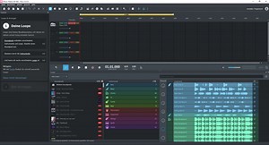 Video game music making software