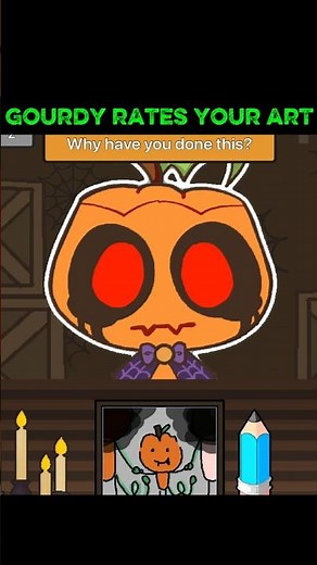 game name:gourdy rates your art#dandysworld #gourdy #builda